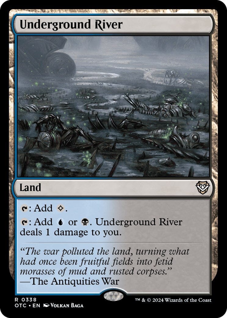 Underground River [Outlaws of Thunder Junction Commander] MTG Single Magic: The Gathering  | Multizone: Comics And Games
