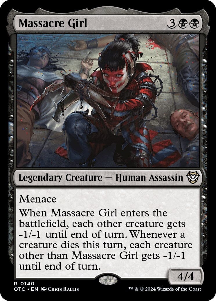 Massacre Girl [Outlaws of Thunder Junction Commander] MTG Single Magic: The Gathering  | Multizone: Comics And Games