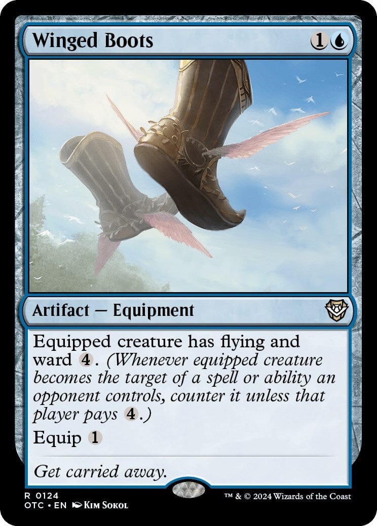Winged Boots [Outlaws of Thunder Junction Commander] MTG Single Magic: The Gathering  | Multizone: Comics And Games