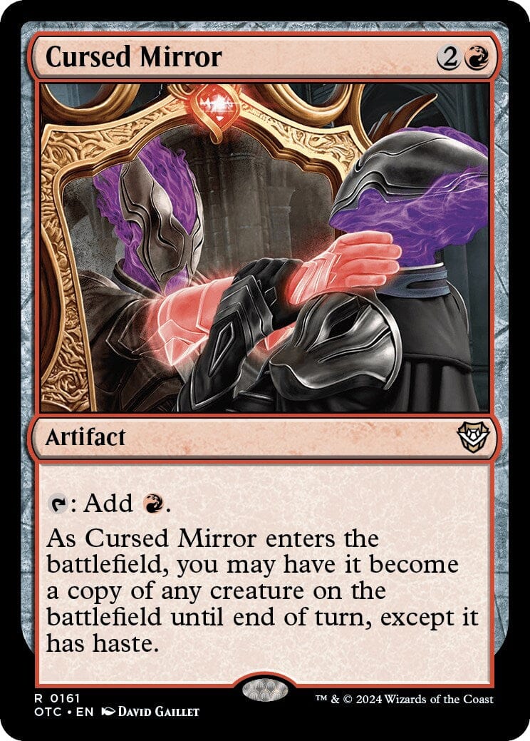 Cursed Mirror [Outlaws of Thunder Junction Commander] MTG Single Magic: The Gathering  | Multizone: Comics And Games