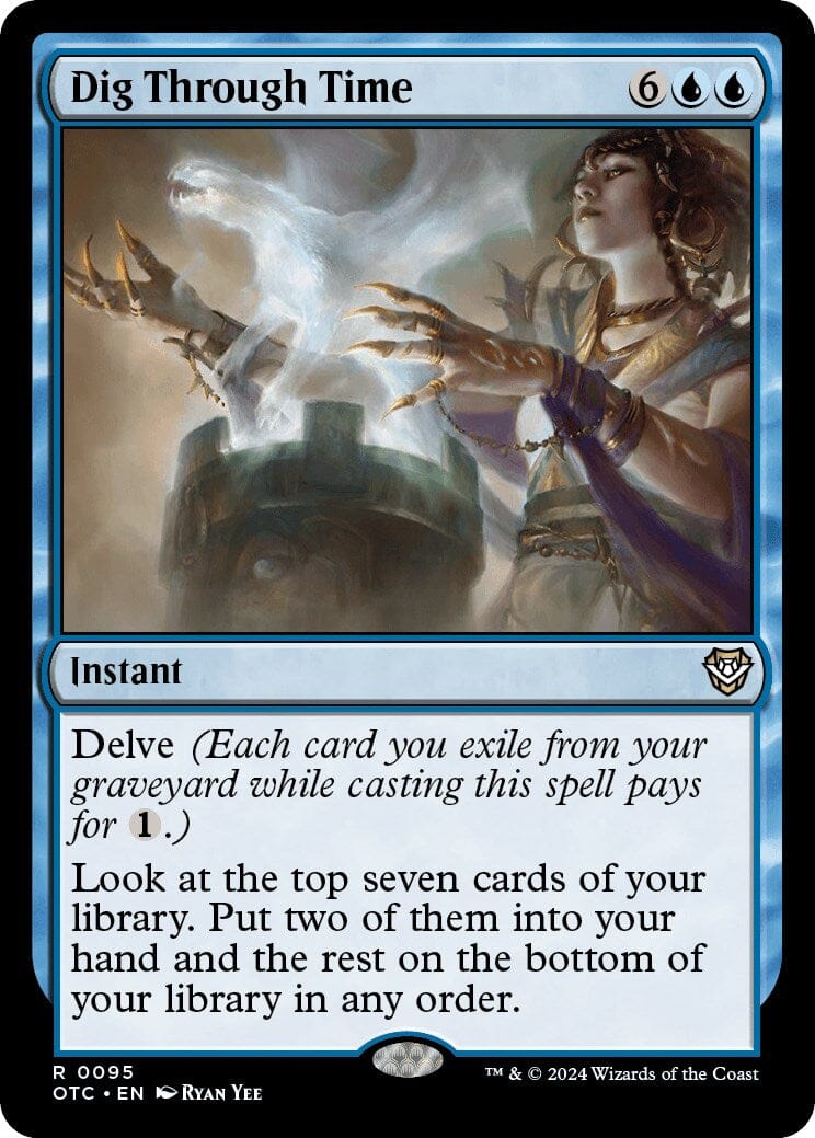 Dig Through Time [Outlaws of Thunder Junction Commander] MTG Single Magic: The Gathering  | Multizone: Comics And Games