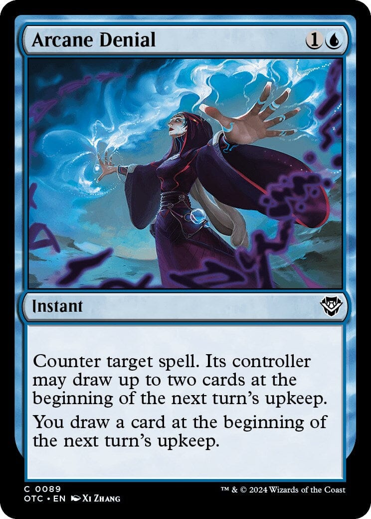 Arcane Denial [Outlaws of Thunder Junction Commander] MTG Single Magic: The Gathering  | Multizone: Comics And Games