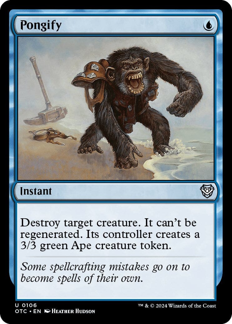 Pongify [Outlaws of Thunder Junction Commander] MTG Single Magic: The Gathering  | Multizone: Comics And Games