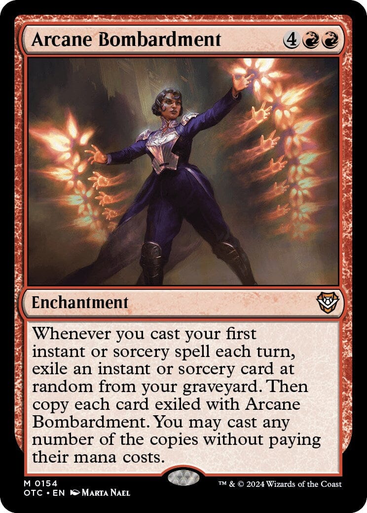 Arcane Bombardment [Outlaws of Thunder Junction Commander] MTG Single Magic: The Gathering  | Multizone: Comics And Games