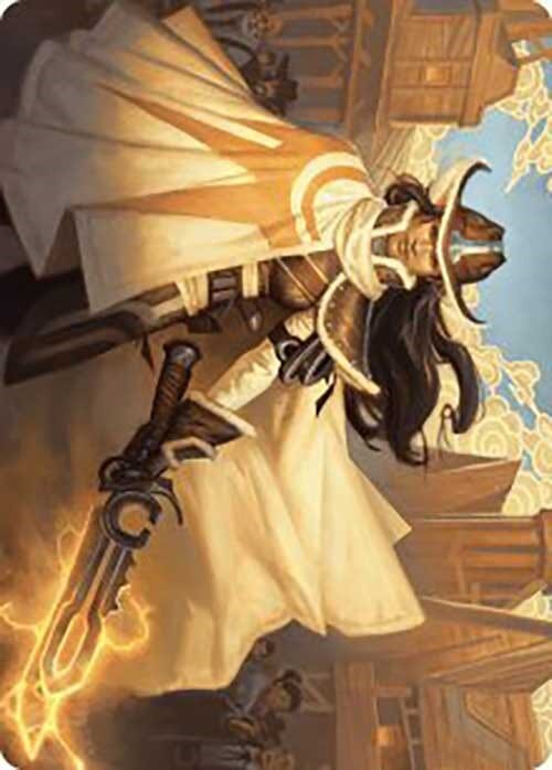 Omenport Vigilante Art Card [Outlaws of Thunder Junction Art Series] MTG Single Magic: The Gathering  | Multizone: Comics And Games