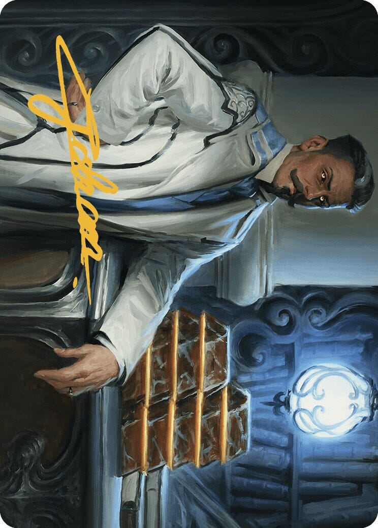 Baron Bertram Graywater Art Card (Gold-Stamped Signature) [Outlaws of Thunder Junction Art Series] MTG Single Magic: The Gathering  | Multizone: Comics And Games