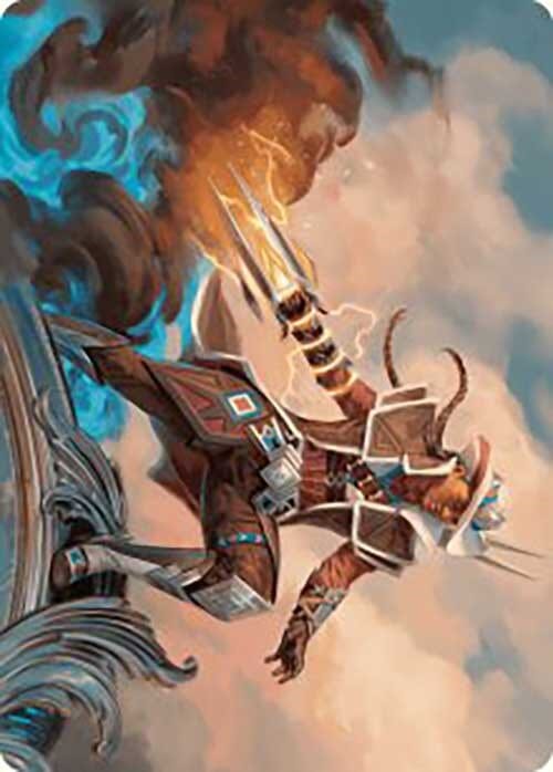 Annie Flash, the Veteran Art Card [Outlaws of Thunder Junction Art Series] MTG Single Magic: The Gathering  | Multizone: Comics And Games