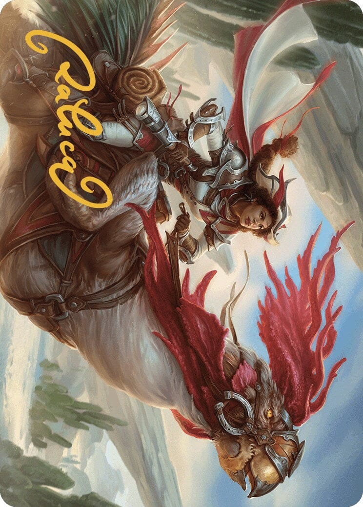 Frontier Seeker Art Card (Gold-Stamped Signature) [Outlaws of Thunder Junction Art Series] MTG Single Magic: The Gathering  | Multizone: Comics And Games