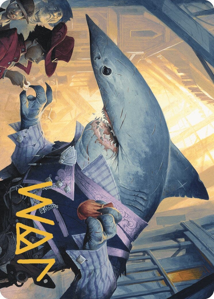 Loan Shark Art Card (Gold-Stamped Signature) [Outlaws of Thunder Junction Art Series] MTG Single Magic: The Gathering  | Multizone: Comics And Games