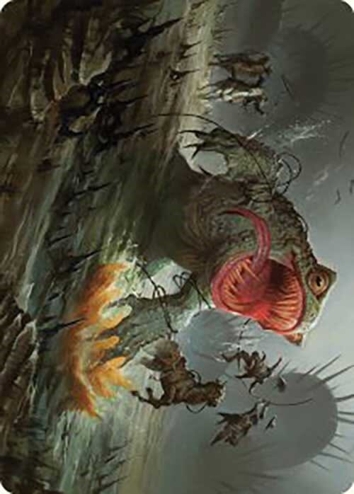 The Gitrog, Ravenous Ride Art Card [Outlaws of Thunder Junction Art Series] MTG Single Magic: The Gathering  | Multizone: Comics And Games
