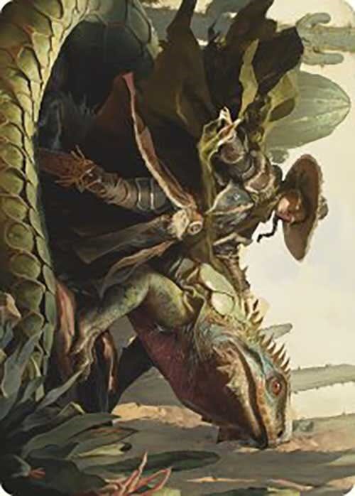 Outcaster Trailblazer Art Card [Outlaws of Thunder Junction Art Series] MTG Single Magic: The Gathering  | Multizone: Comics And Games