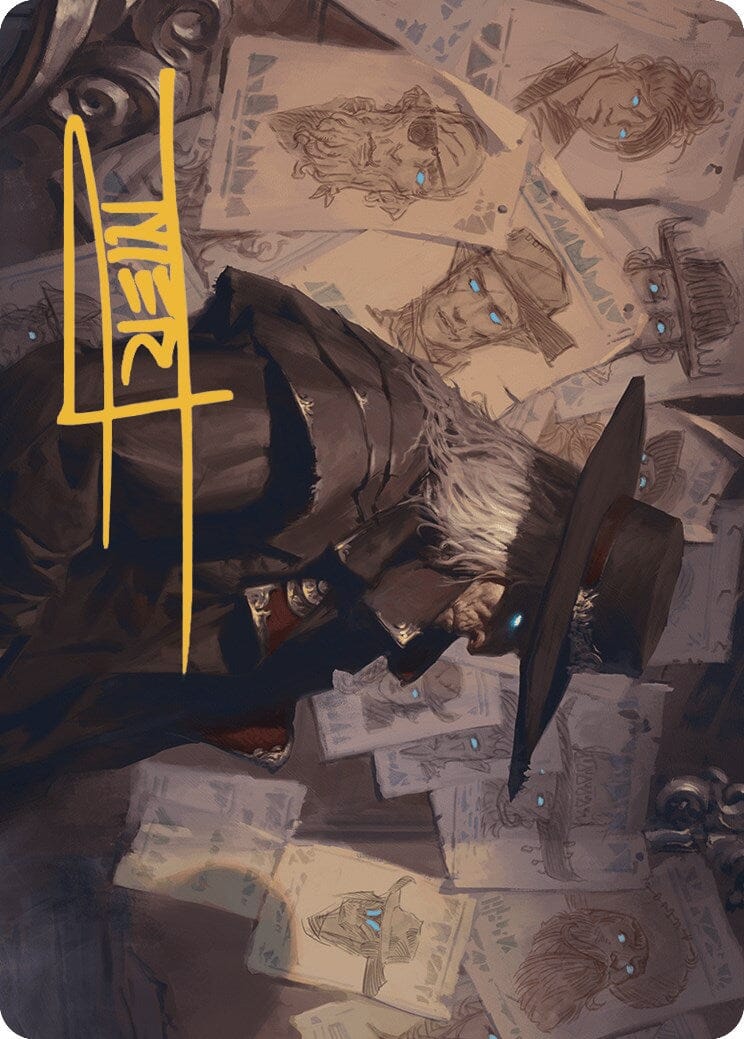 Lazav, Familiar Stranger Art Card (Gold-Stamped Signature) [Outlaws of Thunder Junction Art Series] MTG Single Magic: The Gathering  | Multizone: Comics And Games