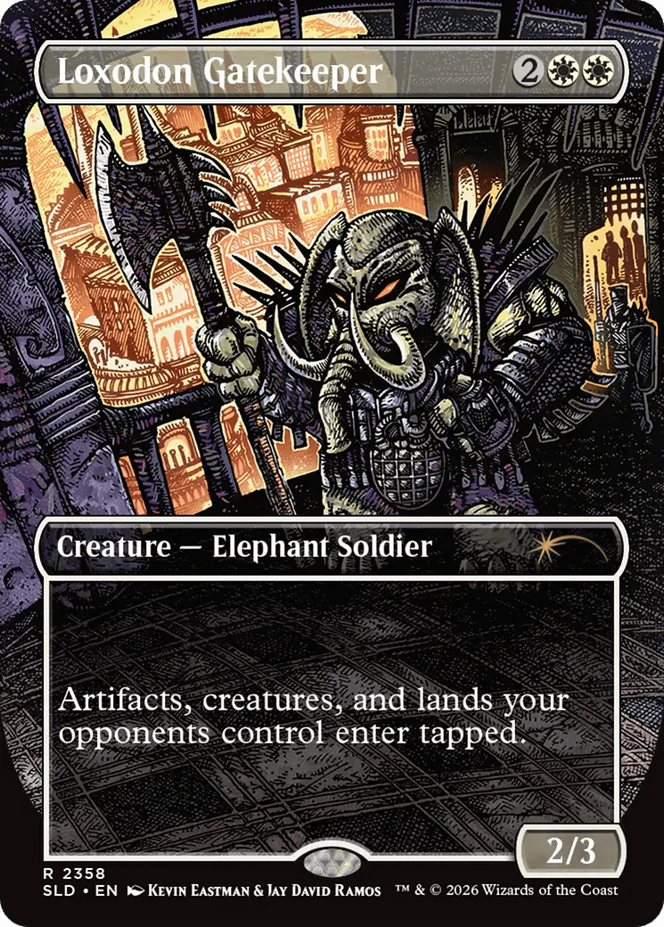 Loxodon Gatekeeper (2358) [Secret Lair Drop Series] MTG Single Magic: The Gathering  | Multizone: Comics And Games