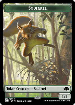Insect // Squirrel Double-Sided Token [Dominaria Remastered Tokens] MTG Single Magic: The Gathering  | Multizone: Comics And Games
