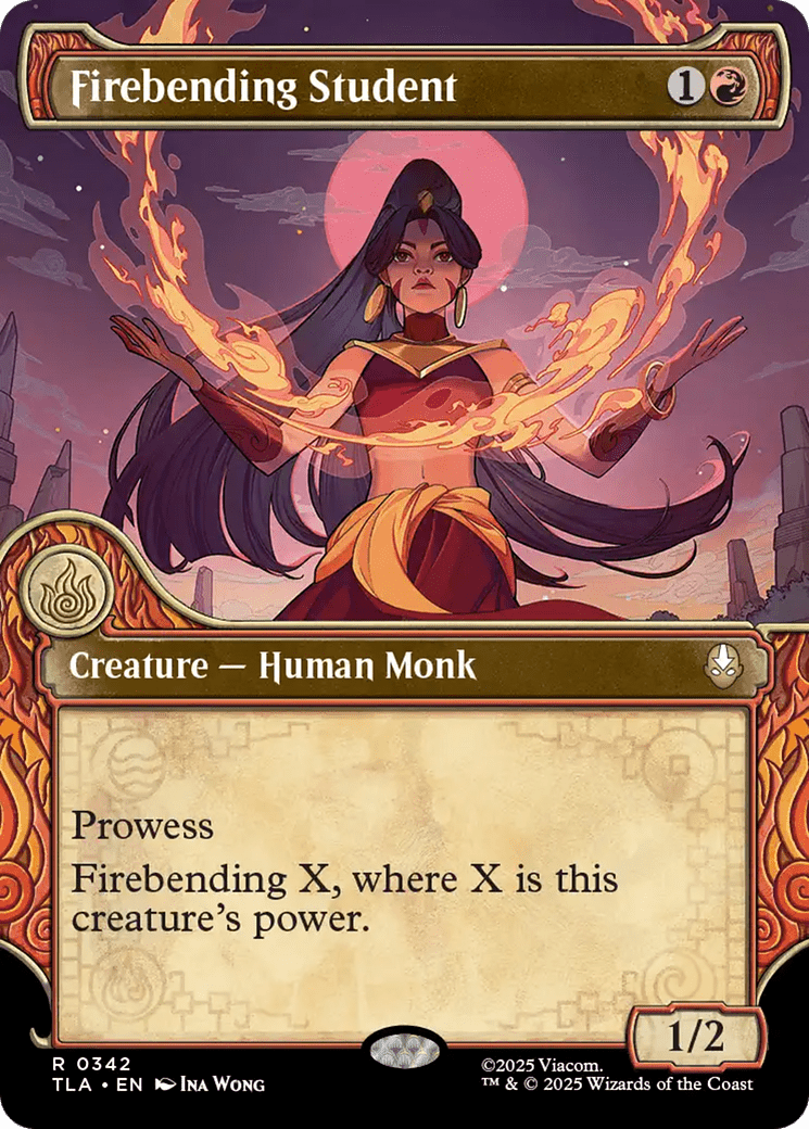 Firebending Student (Showcase) [Avatar: The Last Airbender] MTG Single Magic: The Gathering  | Multizone: Comics And Games