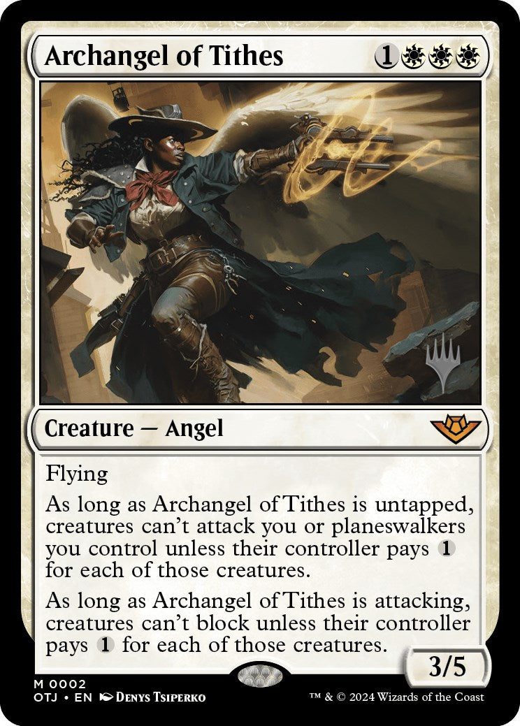 Archangel of Tithes (Promo Pack) [Outlaws of Thunder Junction Promos] | Multizone: Comics And Games