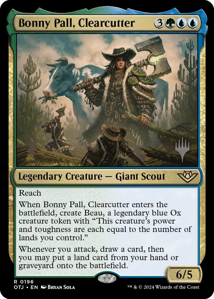 Bonny Pall, Clearcutter (Promo Pack) [Outlaws of Thunder Junction Promos] MTG Single Magic: The Gathering  | Multizone: Comics And Games