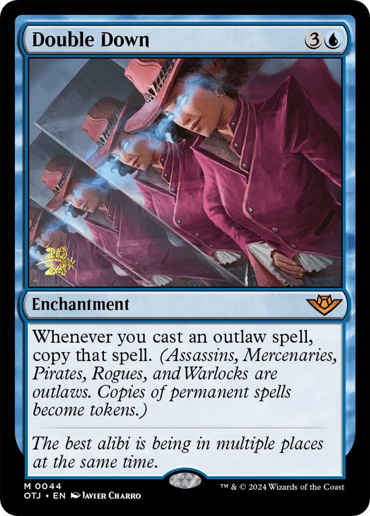 Double Down [Outlaws of Thunder Junction Prerelease Promos] MTG Single Magic: The Gathering  | Multizone: Comics And Games