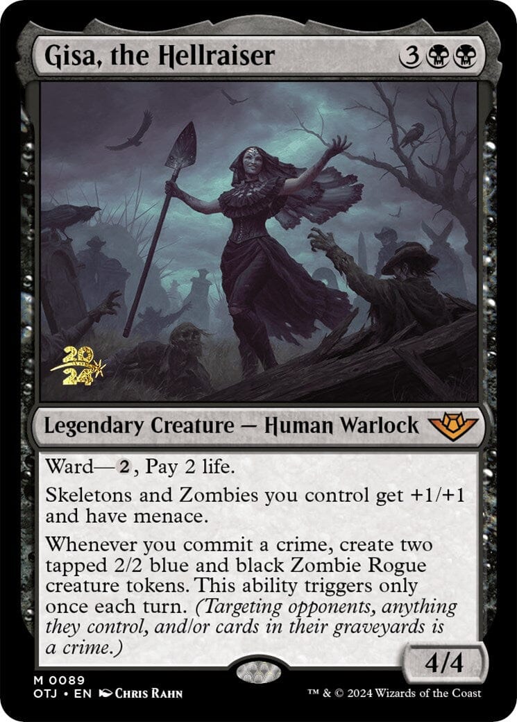 Gisa, the Hellraiser [Outlaws of Thunder Junction Prerelease Promos] MTG Single Magic: The Gathering  | Multizone: Comics And Games