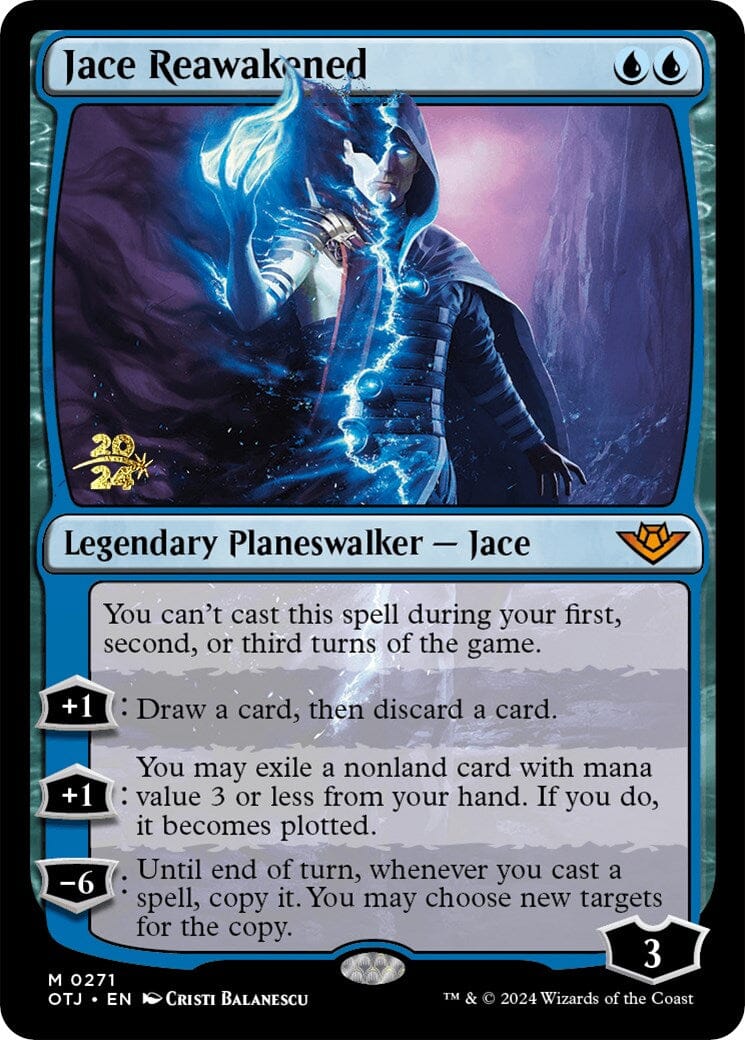 Jace Reawakened [Outlaws of Thunder Junction Prerelease Promos] MTG Single Magic: The Gathering  | Multizone: Comics And Games