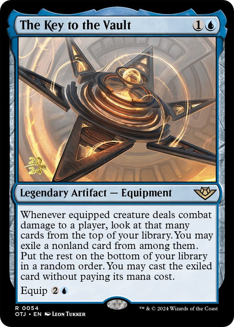 The Key to the Vault [Outlaws of Thunder Junction Prerelease Promos] MTG Single Magic: The Gathering  | Multizone: Comics And Games