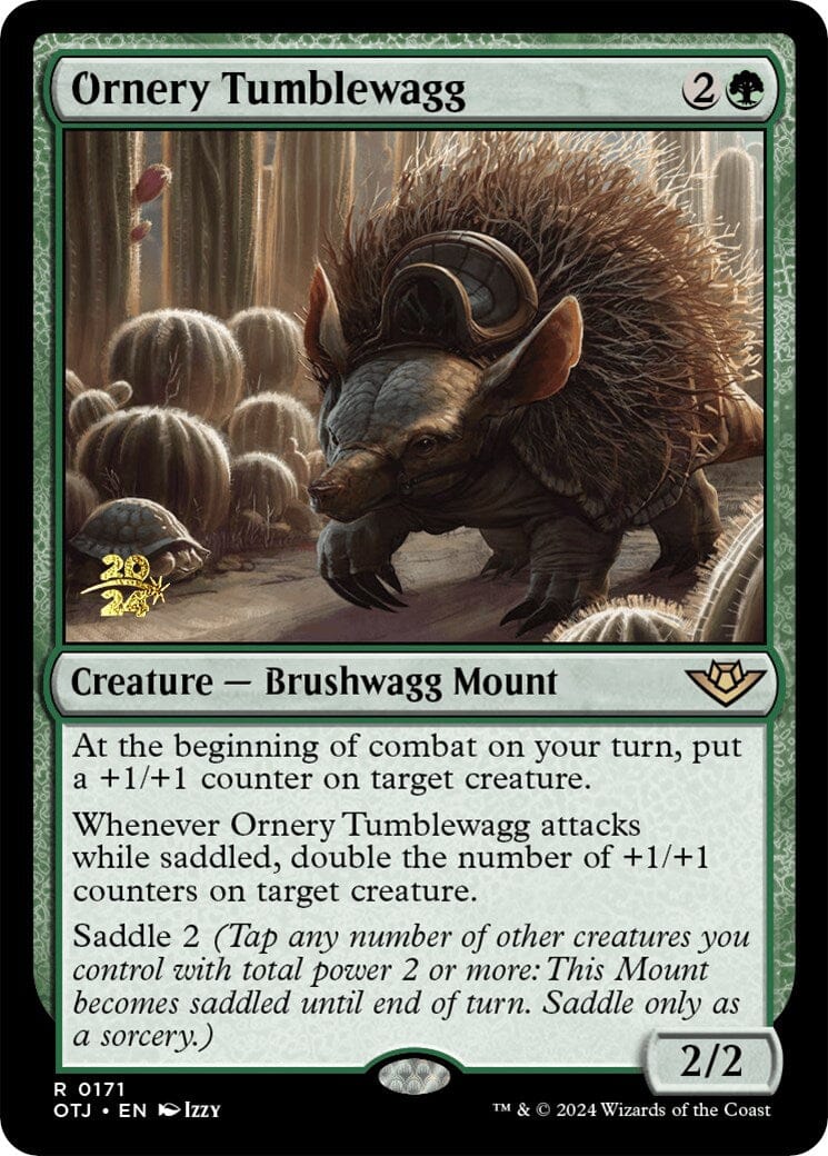 Ornery Tumblewagg [Outlaws of Thunder Junction Prerelease Promos] MTG Single Magic: The Gathering  | Multizone: Comics And Games