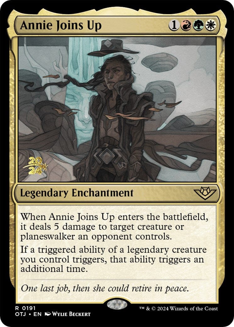 Annie Joins Up [Outlaws of Thunder Junction Prerelease Promos] MTG Single Magic: The Gathering  | Multizone: Comics And Games