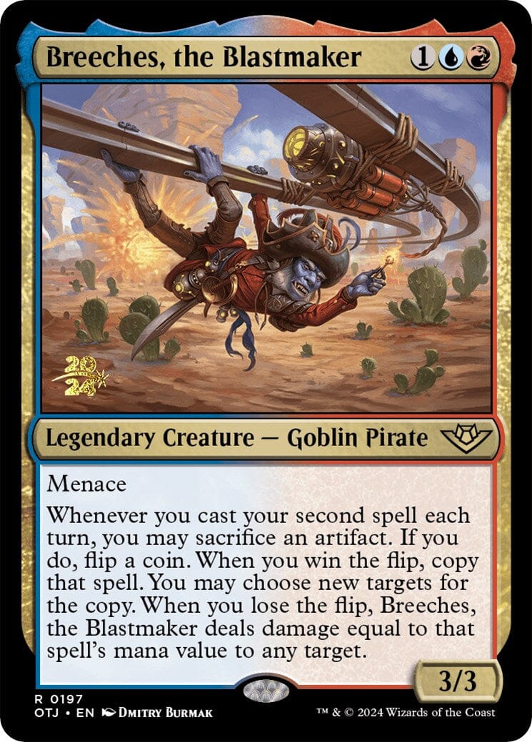 Breeches, the Blastmaker [Outlaws of Thunder Junction Prerelease Promos] MTG Single Magic: The Gathering  | Multizone: Comics And Games