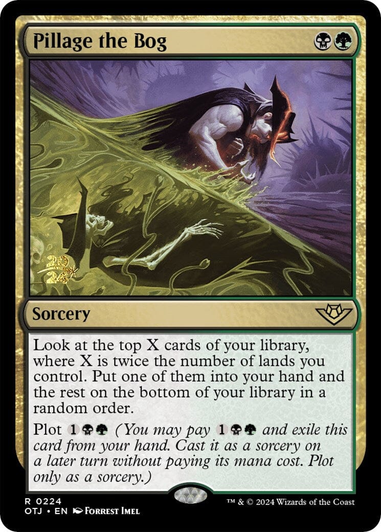 Pillage the Bog [Outlaws of Thunder Junction Prerelease Promos] MTG Single Magic: The Gathering  | Multizone: Comics And Games