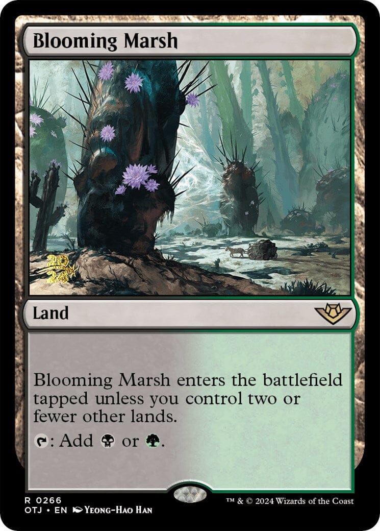 Blooming Marsh (OTJ) [Outlaws of Thunder Junction Prerelease Promos] MTG Single Magic: The Gathering  | Multizone: Comics And Games