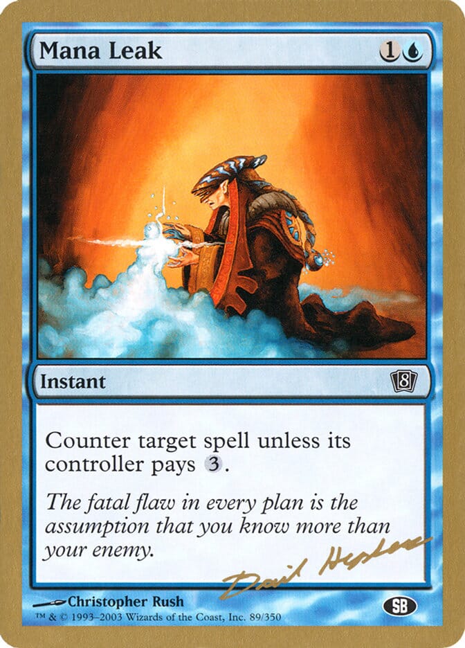 Mana Leak (Dave Humpherys) (SB) [World Championship Decks 2003] MTG Single Magic: The Gathering  | Multizone: Comics And Games