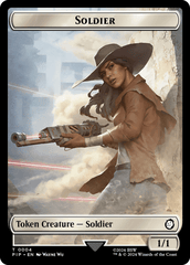 Treasure (0018) // Soldier (0004) Double-Sided Token [Fallout Tokens] MTG Single Magic: The Gathering  | Multizone: Comics And Games
