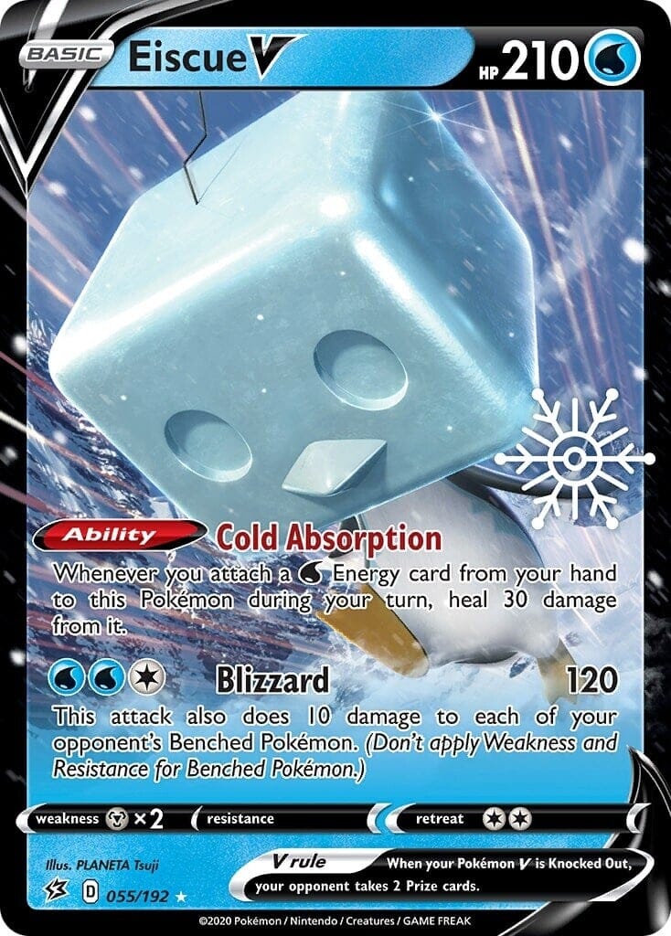 Eiscue V (055/192) (Holiday Calendar) [Sword & Shield: Rebel Clash] Pokemon Single Pokémon  | Multizone: Comics And Games