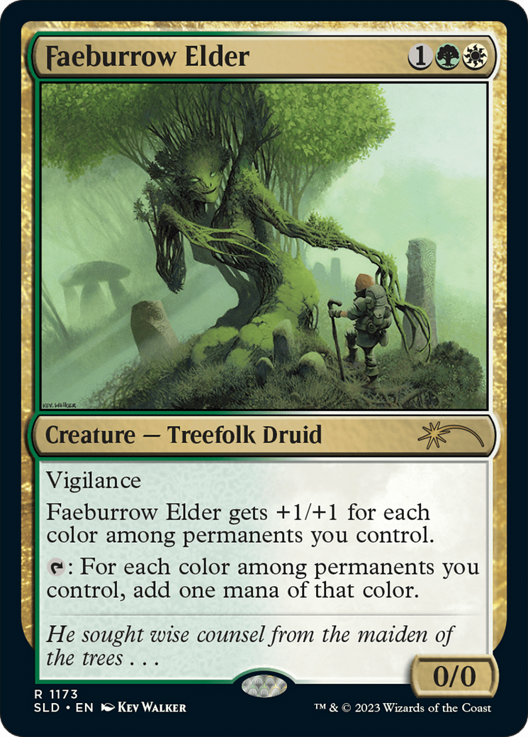 Faeburrow Elder [Secret Lair Drop Series] MTG Single Magic: The Gathering  | Multizone: Comics And Games