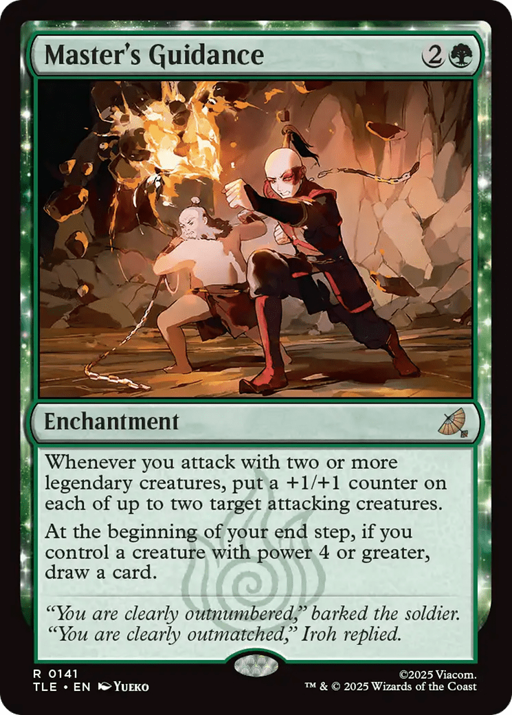 Master's Guidance [Avatar: The Last Airbender: Eternal-Legal] MTG Single Magic: The Gathering  | Multizone: Comics And Games
