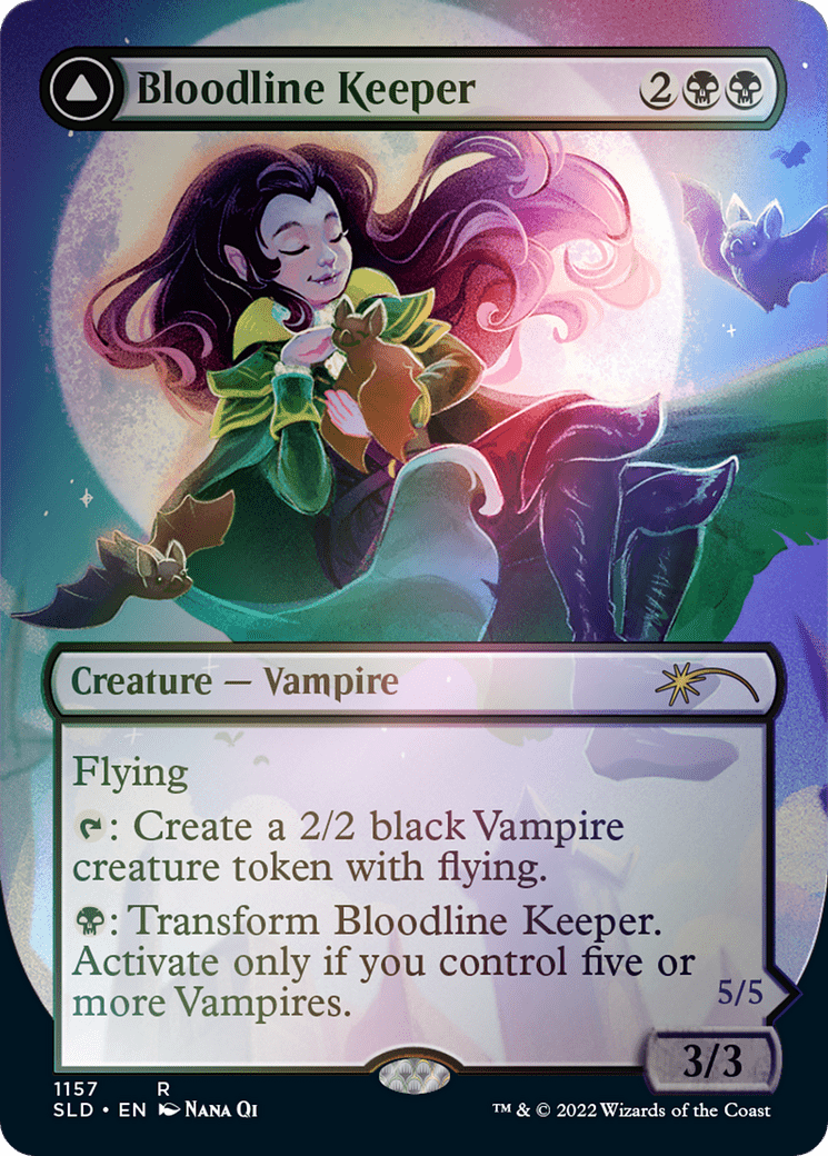 Bloodline Keeper // Lord of Lineage (Borderless) [Secret Lair: From Cute to Brute] MTG Single Magic: The Gathering  | Multizone: Comics And Games