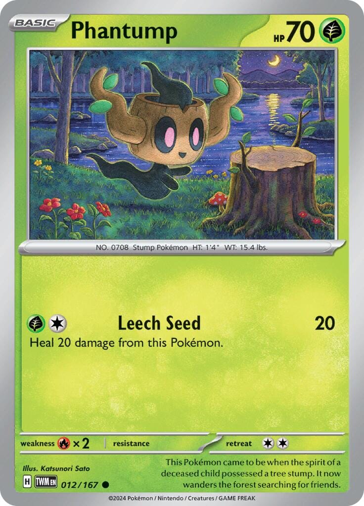 Phantump (012/167) [Scarlet & Violet: Twilight Masquerade] Pokemon Single Pokémon  | Multizone: Comics And Games
