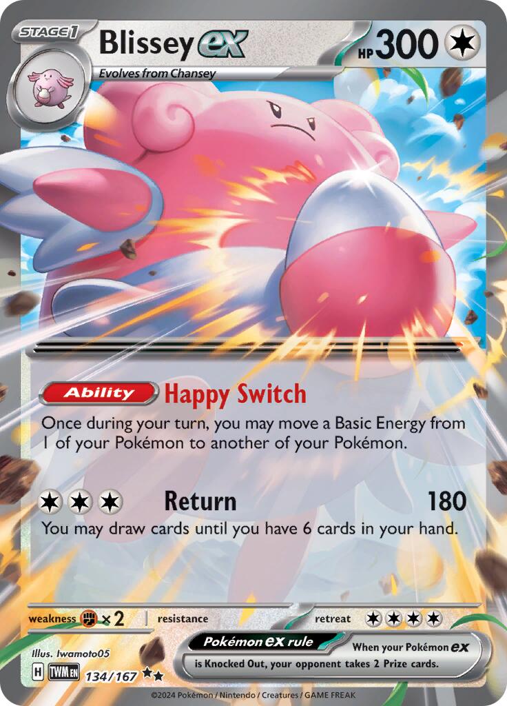 Blissey ex (134/167) [Scarlet & Violet: Twilight Masquerade] | Multizone: Comics And Games