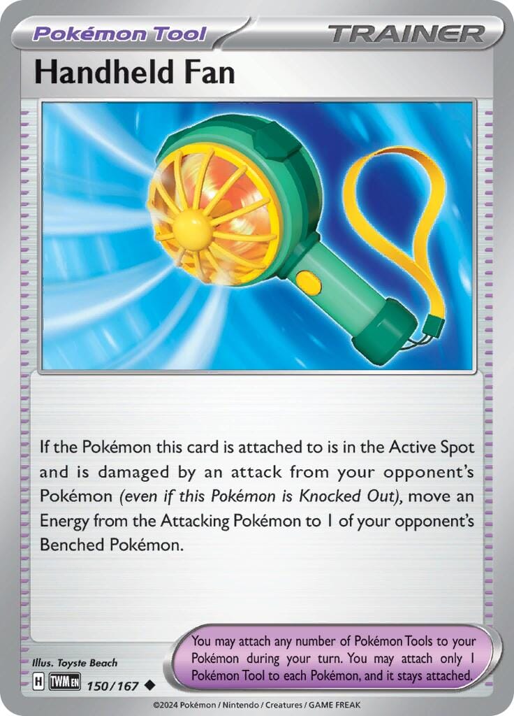 Handheld Fan (150/167) [Scarlet & Violet: Twilight Masquerade] Pokemon Single Pokémon  | Multizone: Comics And Games