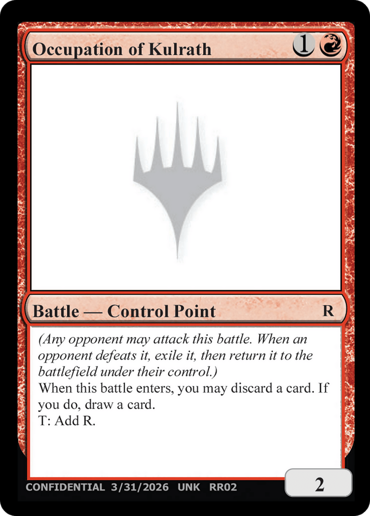 Occupation of Kulrath [Unknown Event] MTG Single Magic: The Gathering  | Multizone: Comics And Games