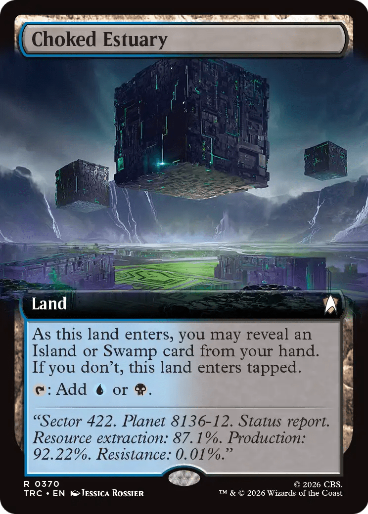 Choked Estuary (Extended Art) [Star Trek Commander] MTG Single Magic: The Gathering  | Multizone: Comics And Games
