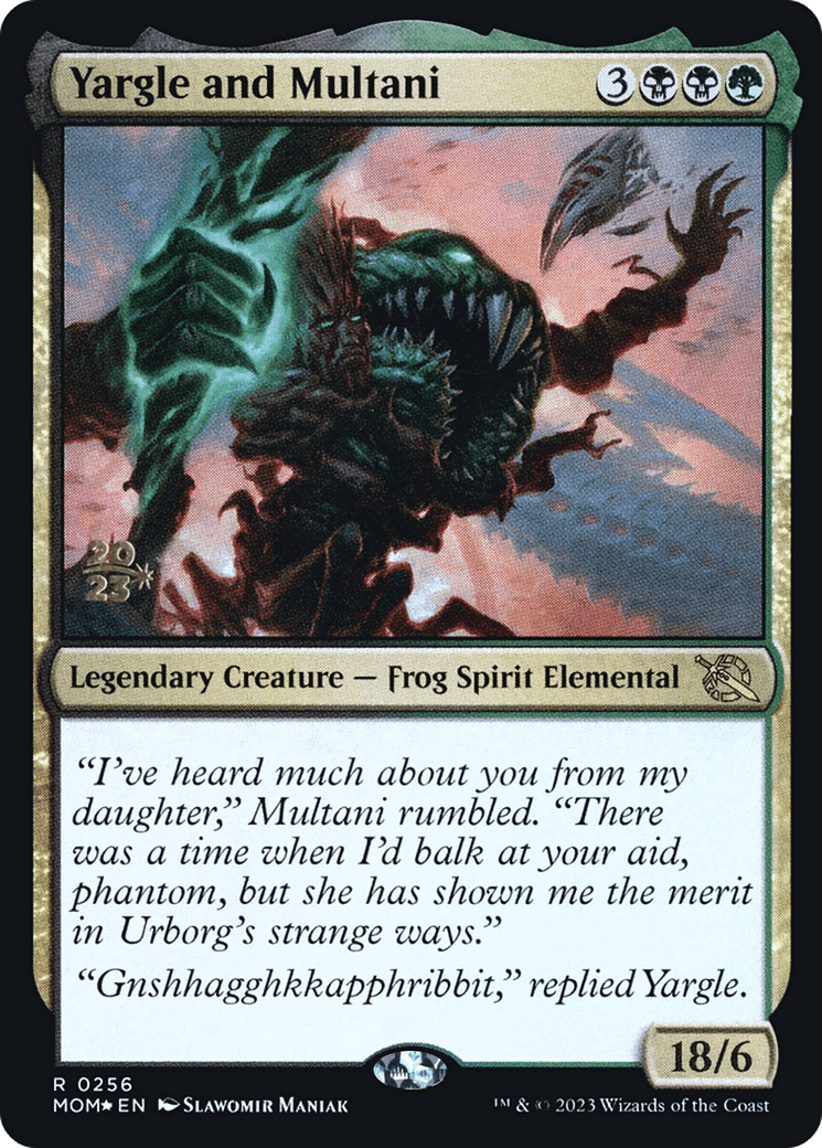 Yargle and Multani [March of the Machine Prerelease Promos] MTG Single Magic: The Gathering  | Multizone: Comics And Games