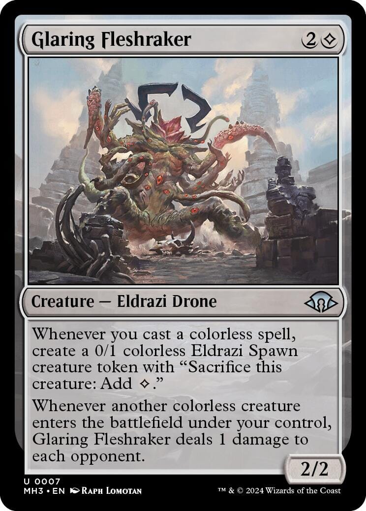 Glaring Fleshraker [Modern Horizons 3] MTG Single Magic: The Gathering  | Multizone: Comics And Games
