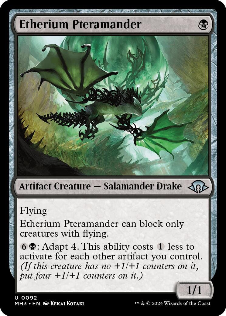 Etherium Pteramander [Modern Horizons 3] MTG Single Magic: The Gathering  | Multizone: Comics And Games