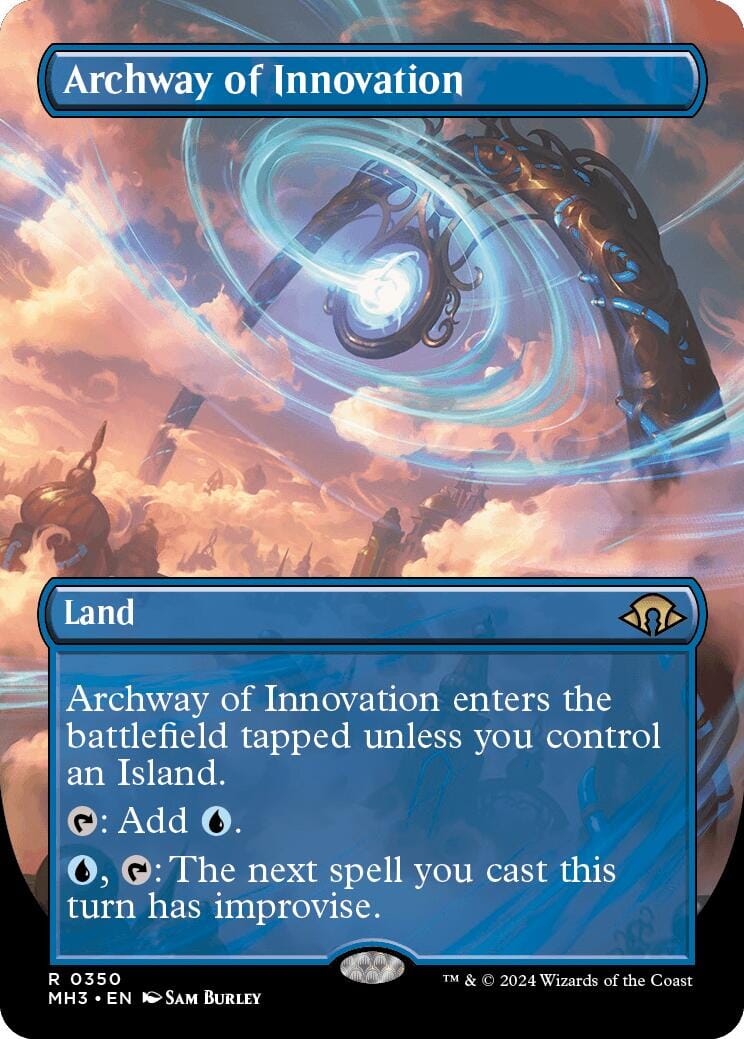 Archway of Innovation (Borderless) [Modern Horizons 3] MTG Single Magic: The Gathering  | Multizone: Comics And Games