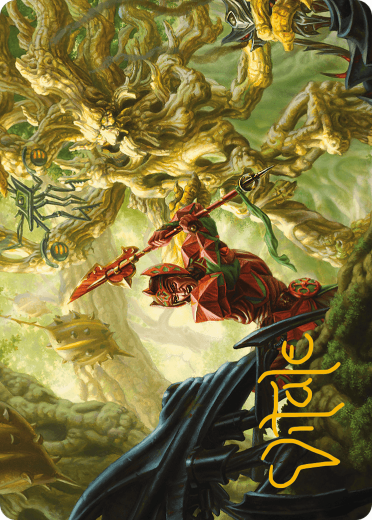Collective Resistance Art Card (Gold-Stamped Signature) [Modern Horizons 3 Art Series] MTG Single Magic: The Gathering  | Multizone: Comics And Games