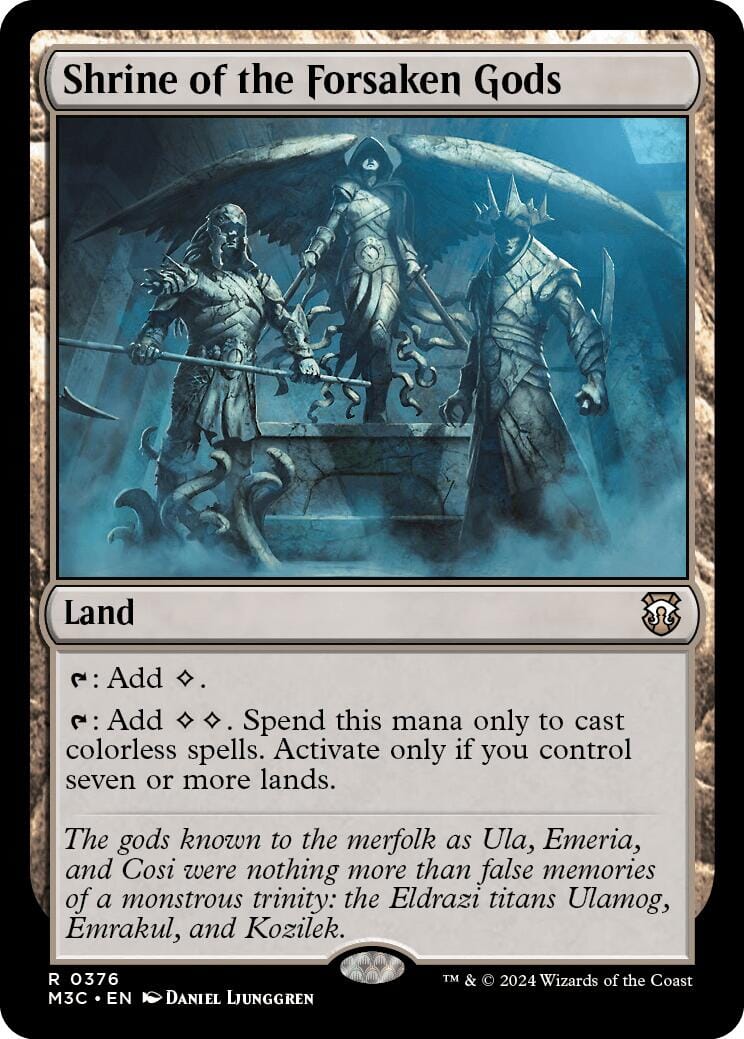 Shrine of the Forsaken Gods [Modern Horizons 3 Commander] MTG Single Magic: The Gathering  | Multizone: Comics And Games