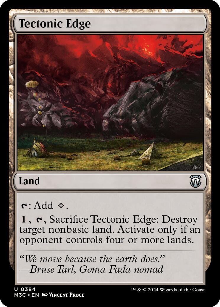 Tectonic Edge [Modern Horizons 3 Commander] MTG Single Magic: The Gathering  | Multizone: Comics And Games