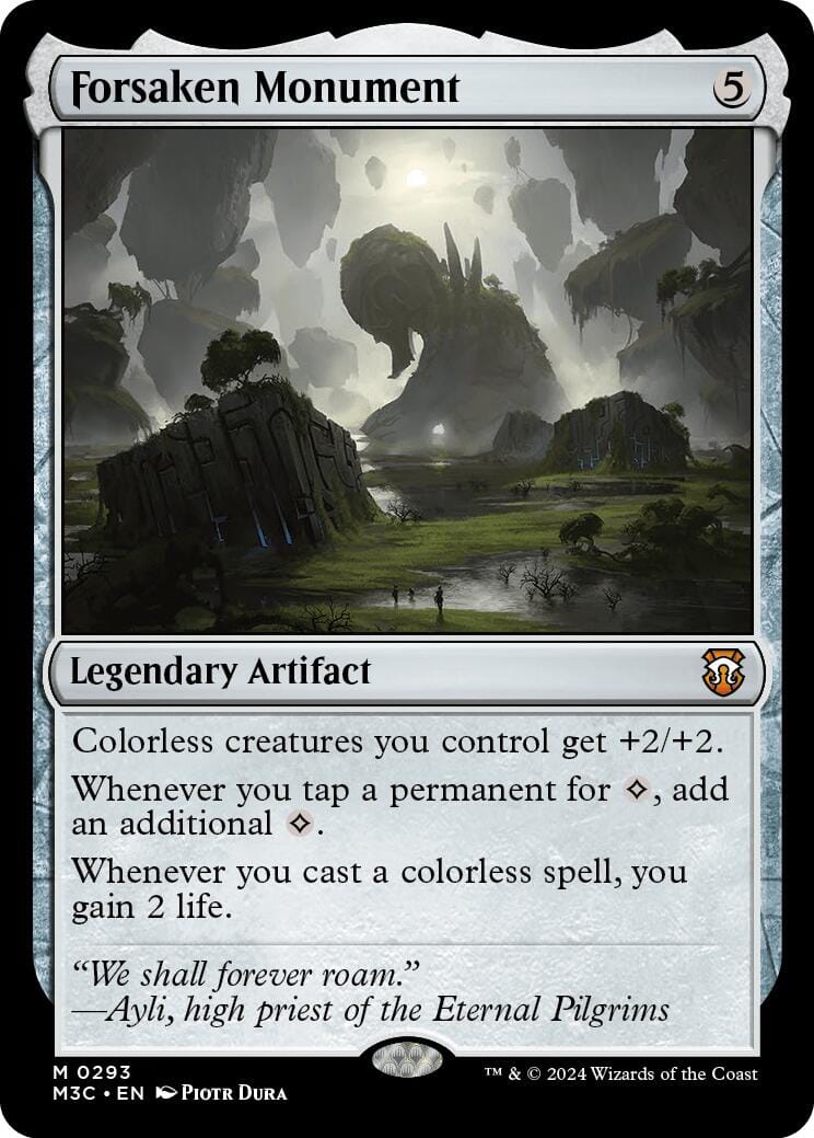 Forsaken Monument [Modern Horizons 3 Commander] MTG Single Magic: The Gathering  | Multizone: Comics And Games