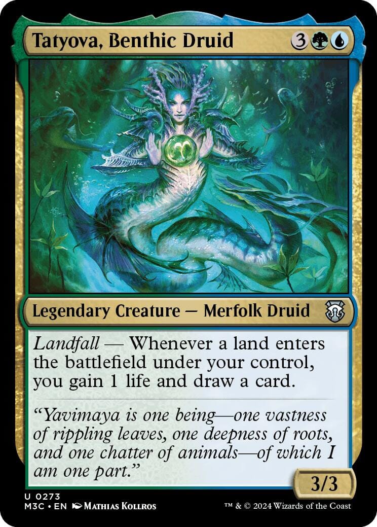 Tatyova, Benthic Druid [Modern Horizons 3 Commander] MTG Single Magic: The Gathering  | Multizone: Comics And Games